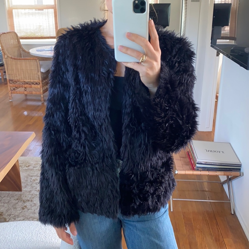 Zara shag jacket